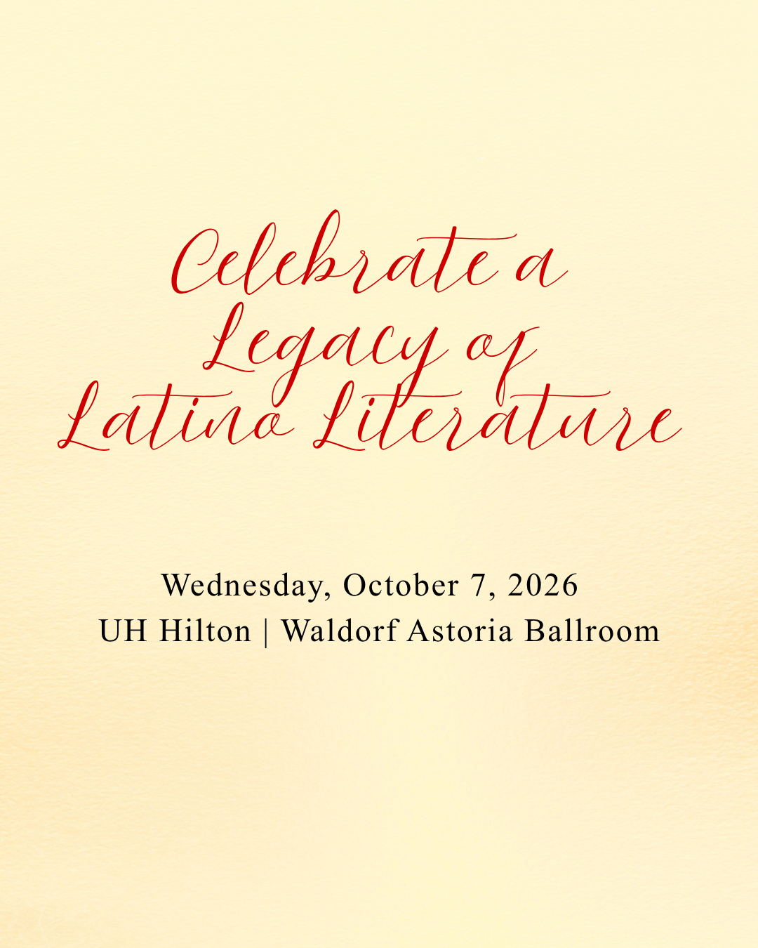 Celebrate a Legacy of Latino Literature Luncheon